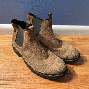 Men's Madson Chelsea Waterproof Boots Tan Leather 12